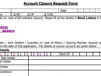 union bank of India account closing form