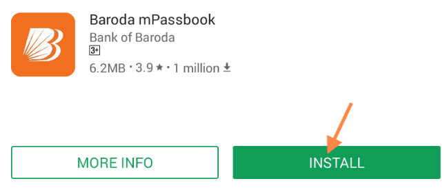 Baroda mPassbook app