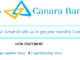 canara bank credit card statement