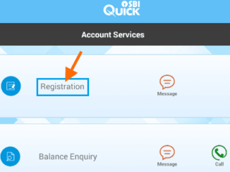 registration sbi quick app