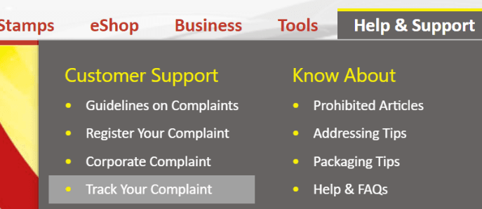 track your complaint india post
