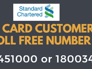 standard chartered credit card customer care number