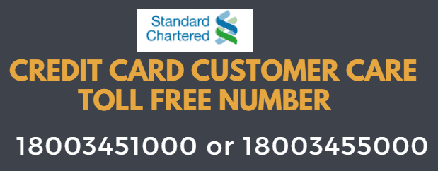 standard chartered credit card customer care number