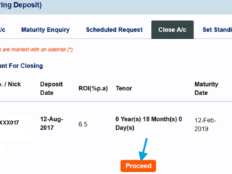 close sbi rd account online