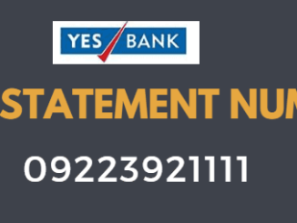 yes bank mini statement toll free number