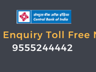 Central Bank of India Balance Enquiry Toll Free Number