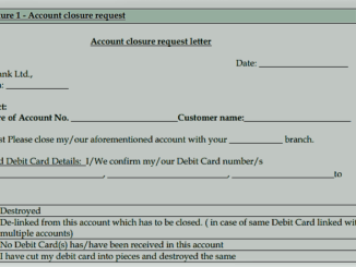 yes bank account closure form