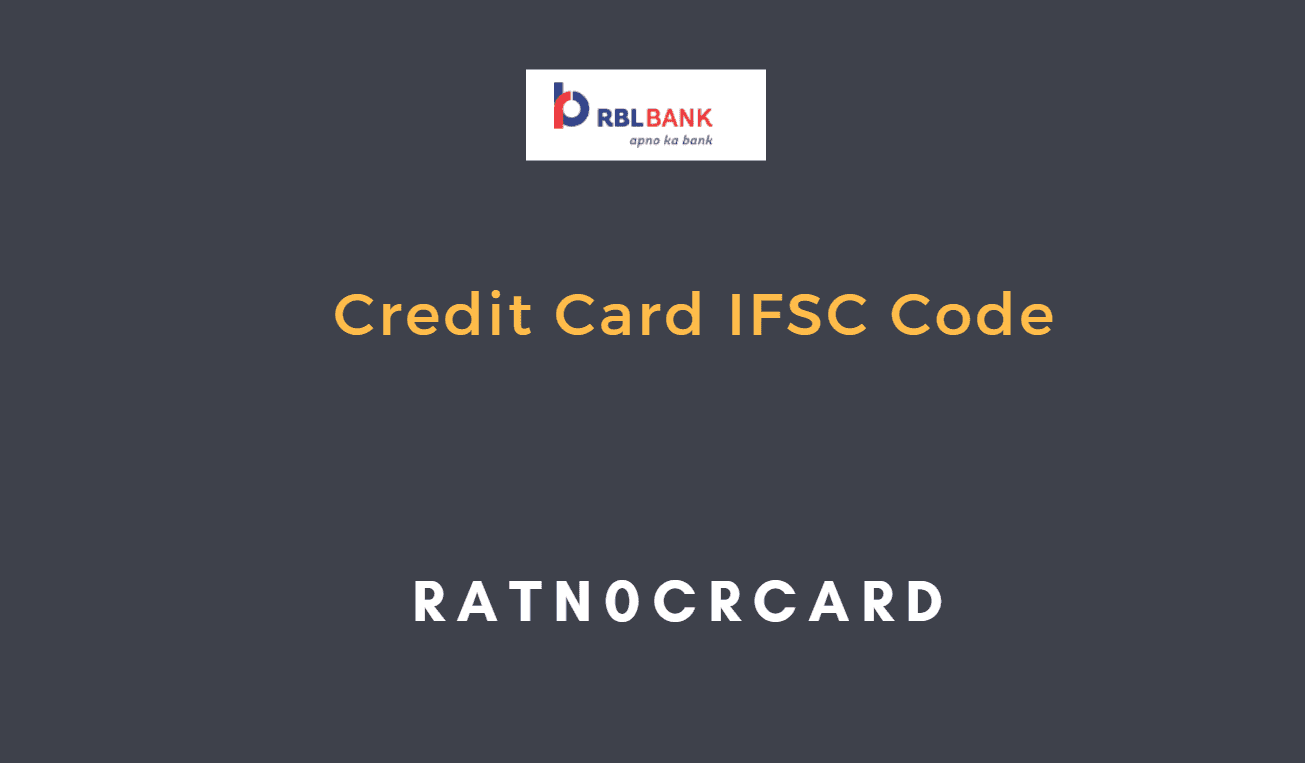 rbl bank credit card ifsc code