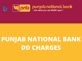 PNB Demand Draft Charges