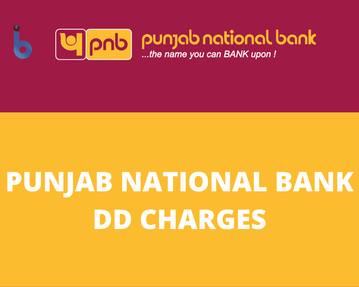 PNB Demand Draft Charges