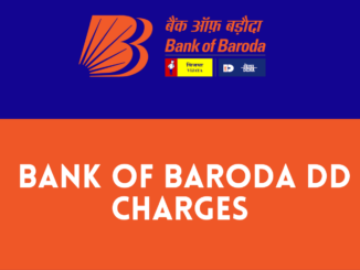 bank of baroda dd charges