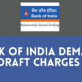 bank of india dd charges