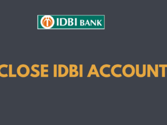 close idbi bank account