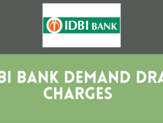 idbi bank dd charges