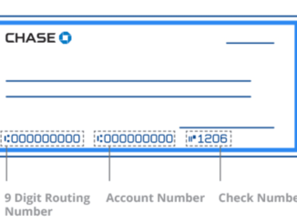 chase account number on cheque