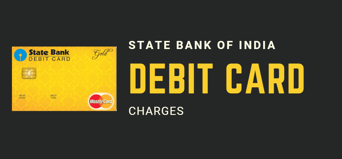 sbi debit card charges