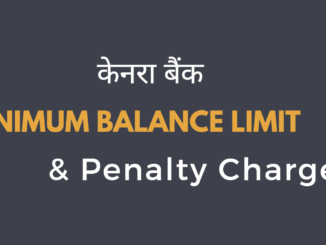 canara bank minimum balance penalty charges
