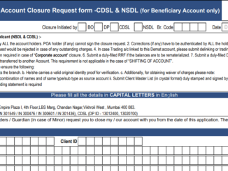 hdfc demat account closure form