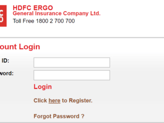 hdfc ergo login