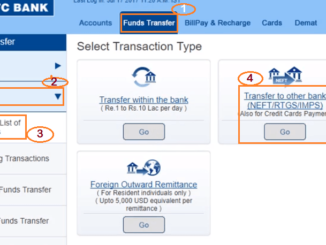 view or delete beneficiary in hdfc bank online