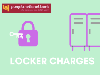 pnb locker charges