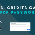 sbi credit card pdf statement password