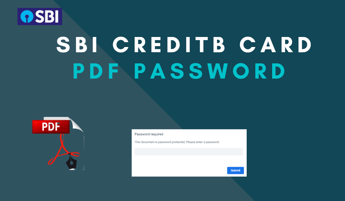 sbi credit card pdf statement password
