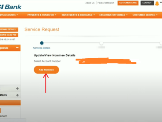 Add Nominee In ICICI Bank Online