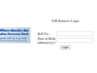 Indian Overseas Bank Retired Staff Portal login