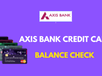 Axis Bank Credit Card Balance Online