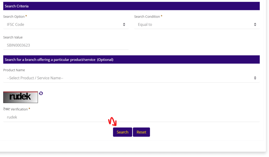 how to find branch name by account number