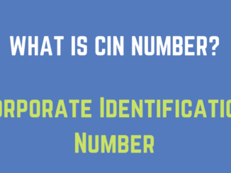 what is cin number