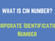 what is cin number