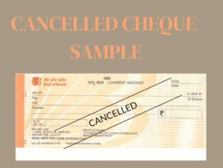 cancelled cheque sample