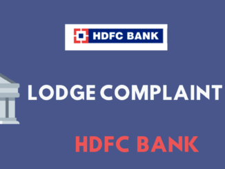 Lodge Complaint in HDFC Bank Online