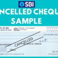 sbi cancelled cheque sample