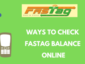 check fastag balance online