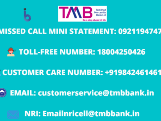 tmb bank mini statement