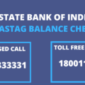 sbi fastag balance check