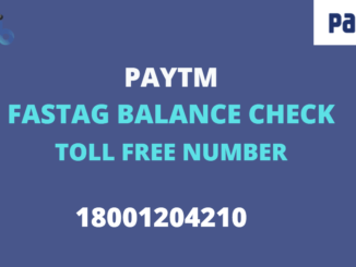 Check Fastag Balance in Paytm