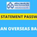 iob bank statement pdf password