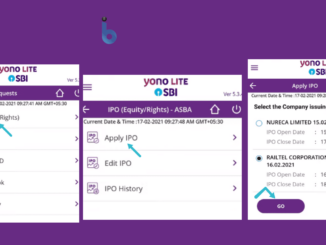 apply ipo through sbi yono app part 1