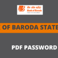 Bank of Baroda Statement PDF Password