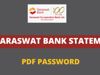 saraswat bank pdf password