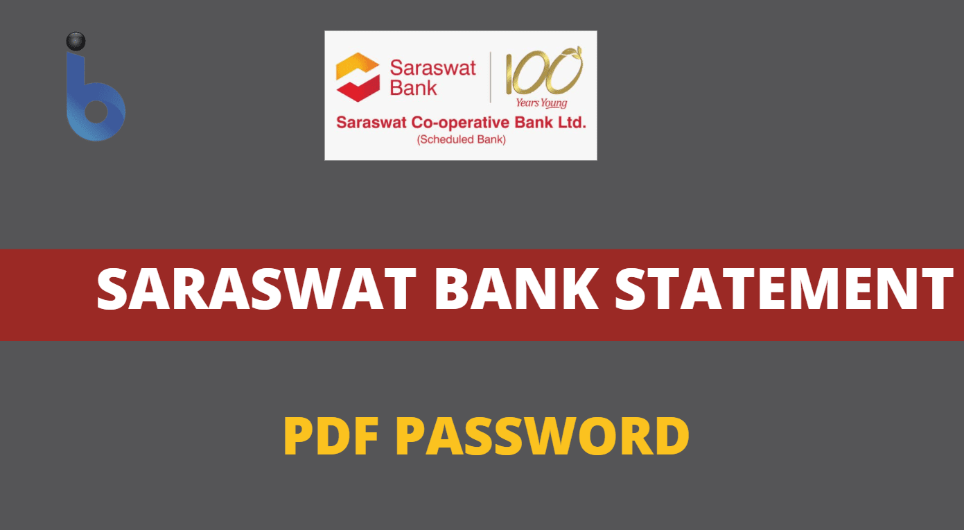saraswat bank pdf password