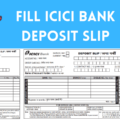 fill icici bank deposit slip