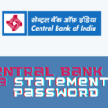 Central Bank of India Statement PDF Password