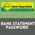 Open KVB Bank Statement PDF Password