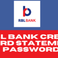 RBL Bank Credit Card Statement Password