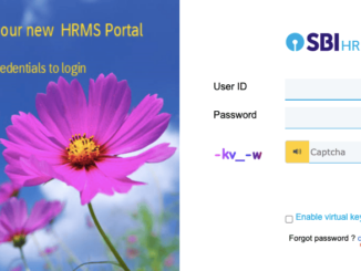 Reset SBI HRMS Login Password